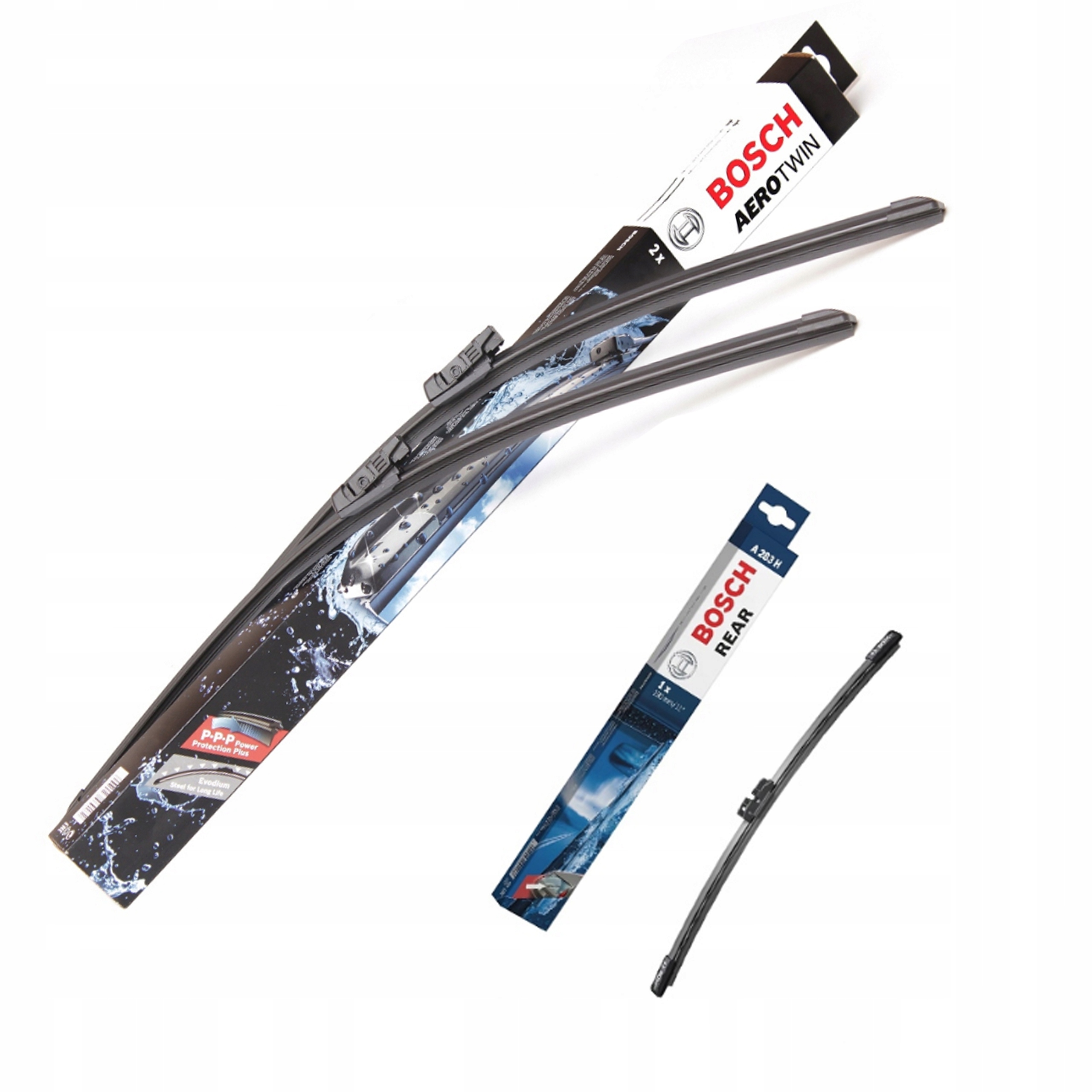 Bosch Wycieraczki Przód+tył Volvo V40 II 2 Hb 2012-
