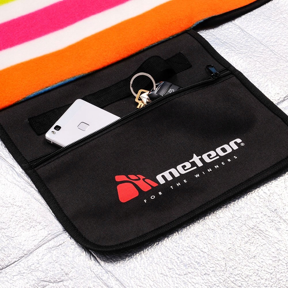 KOC PIKNIKOWY PLAŻOWY METEOR 180x200 ALU pasy Model 180x200