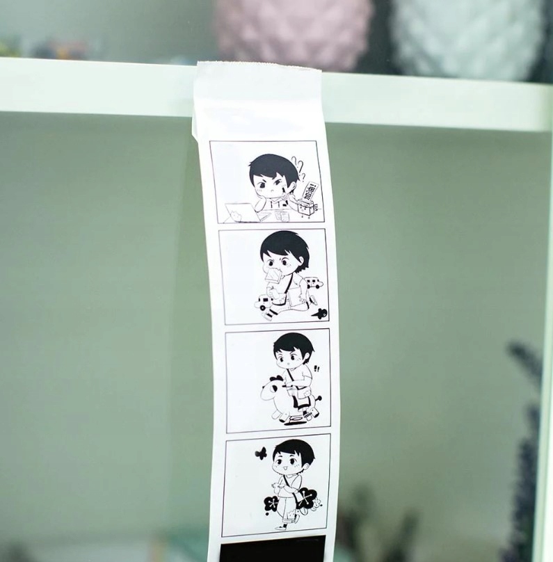 Papier Wkład Wkłady Samoprzylepny 3x Rolka 50mm do Phomemo T02 i M02 PRO Model Q12-RMS10