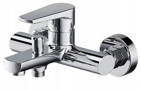 Nástěnná vanová baterie Moduo, chrom S951-346