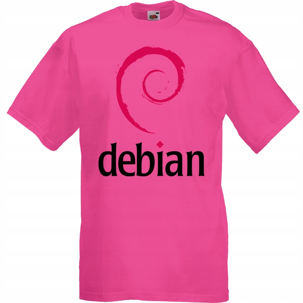

Koszulka z nadrukiem debian logo It informatyk XL