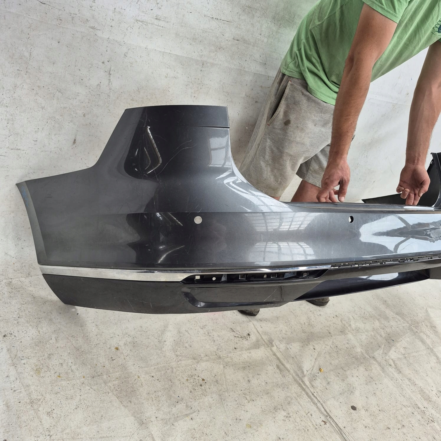 VW PASSAT B8 KOMBI HIGHLINE 14-19 bumper rear part rear PDC