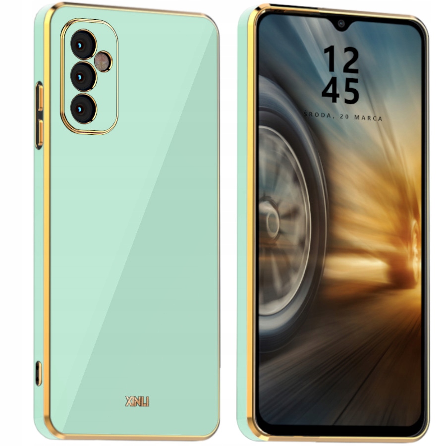 

Etui Case Glamour Do Samsung A14 4G 5G Szkło