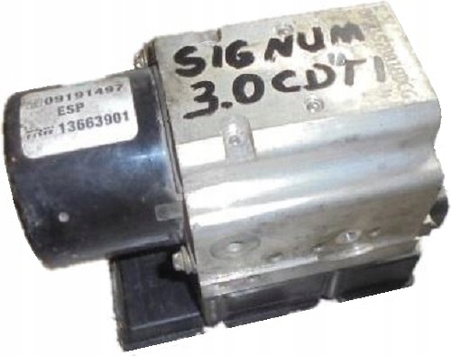 OPEL VECTRA SIGNUM POMPA ABS ESP 09191497 13663901