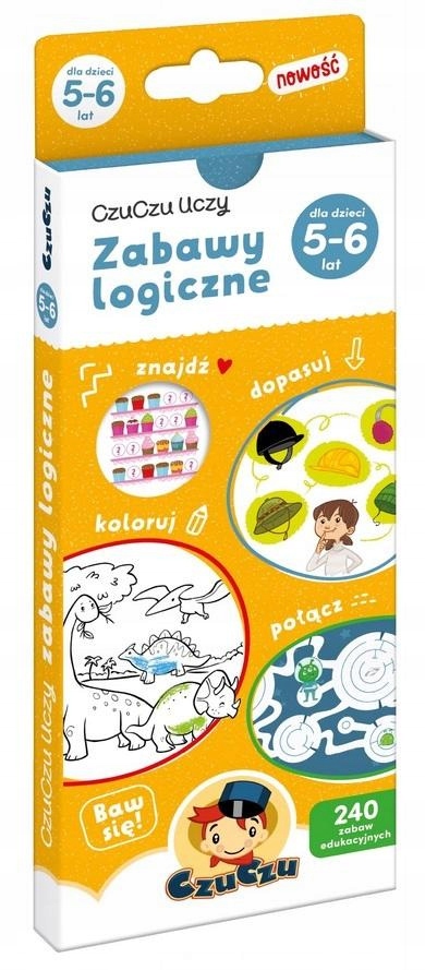 

CzuCzu uczy Zabawy logiczne dla dzieci od 5-6 lat