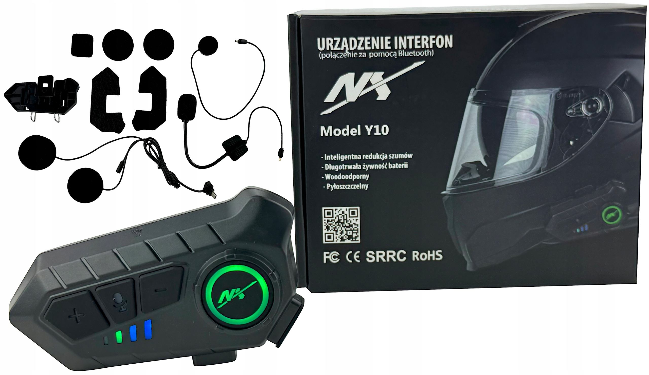 KASK MOTOCYKLOWY NX TOURISM r.L +NX INTERFON| BLUETOOTH |ZESTAW SŁUCHAWKOWY EAN (GTIN) 5904800605364