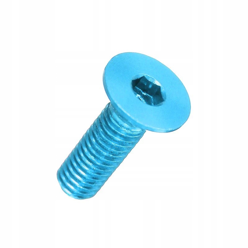 ProRock śruba aluminiowa 7075 jasnoniebieska Light Blue M3x12mm