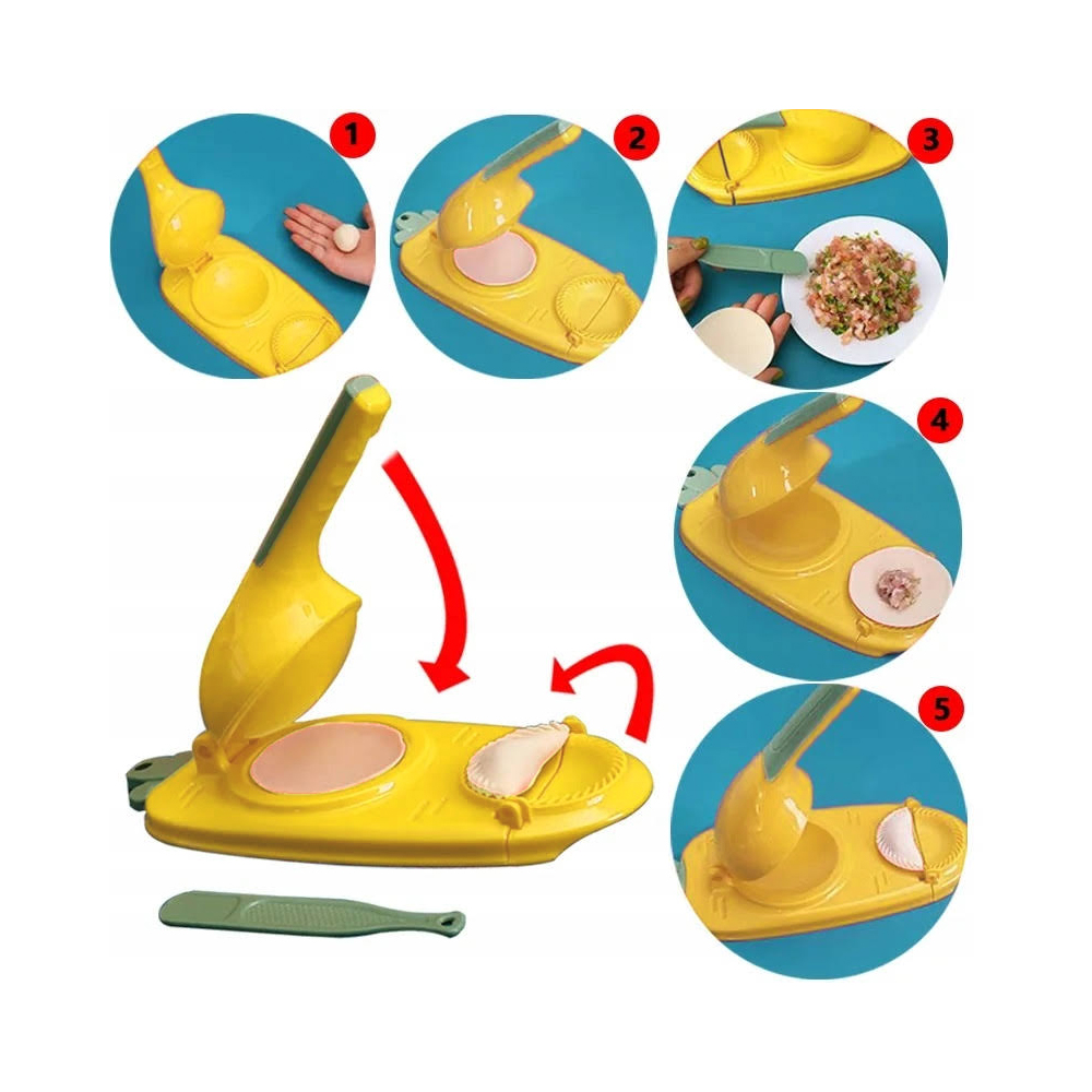 MASZYNKA FORMA DO LEPIENIA PIEROGÓW PIEROGARKA Kod producenta Urządzenie do robienia pierogów Forma 2w1