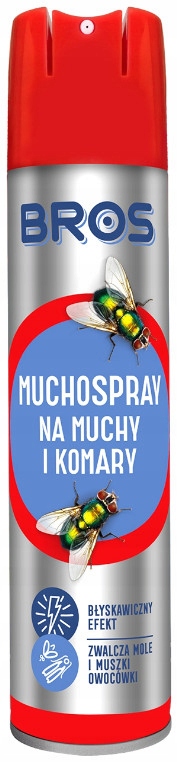 

Bros Środek zwalczający muchy i komary spray 400ml