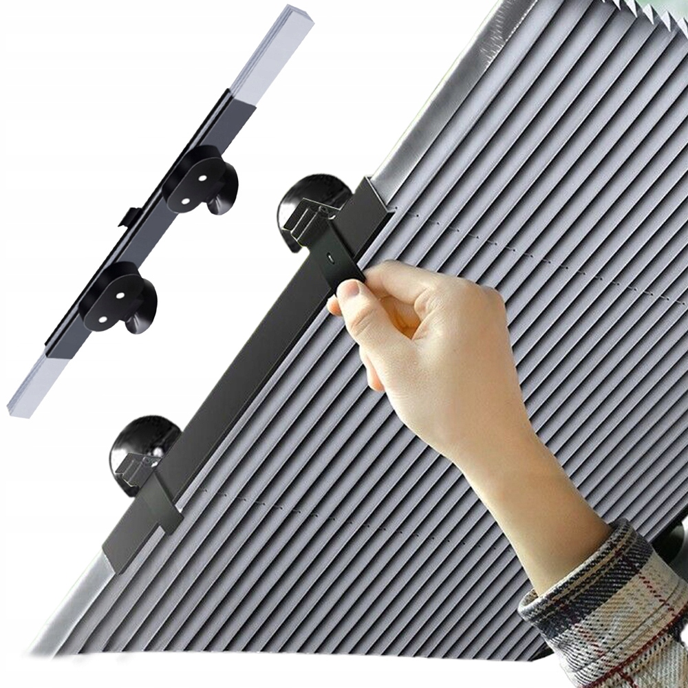 ROLETA PRZECIWSŁONECZNA SAMOCHODOWA OSŁONA ŻALUZJA NA PRZEDNIĄ SZYBĘ 70x160