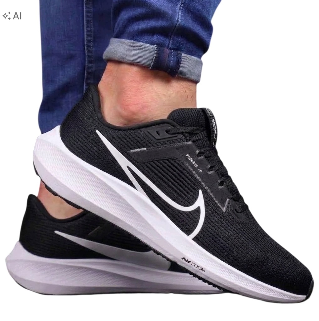 Nike Air Zoom Pegasus 40 Pánské sportovní běžecké boty černé, pohodlné