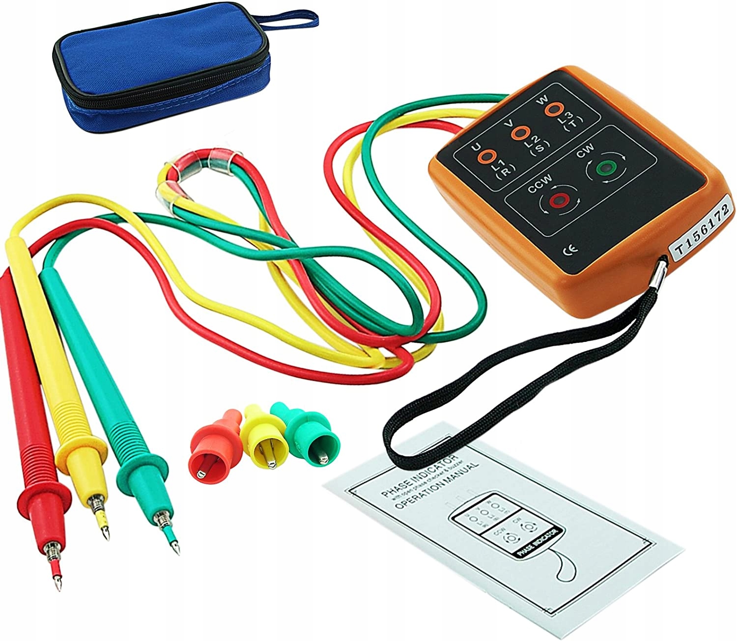 

Miernik Tester Kolejności Faz Rotacji Fazomierz