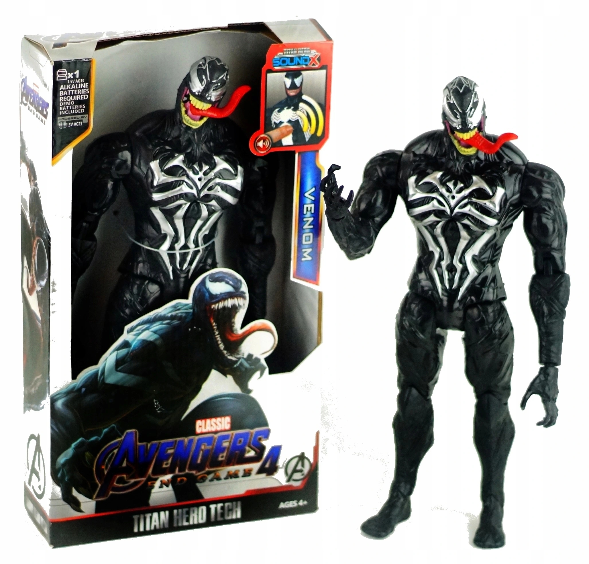 VENOM AVENGERS DUŻA INTERAKTYWNA Figurka 30cm LED Marka Avenger