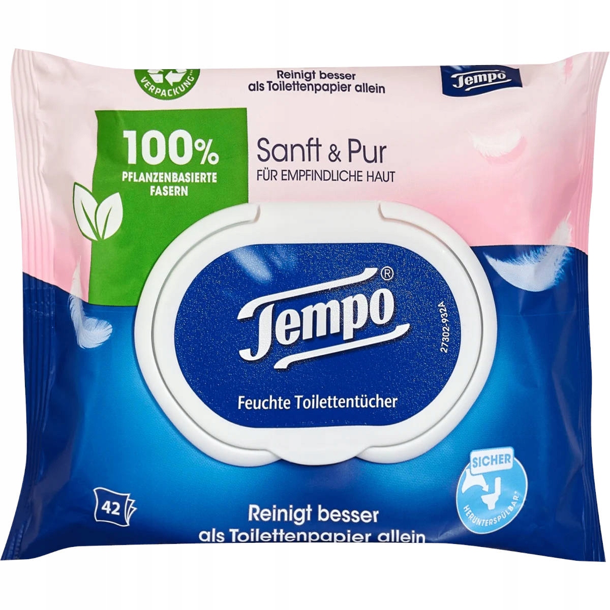 

Tempo Chusteczki Nawilżane Papier Toaletowy 42 Szt
