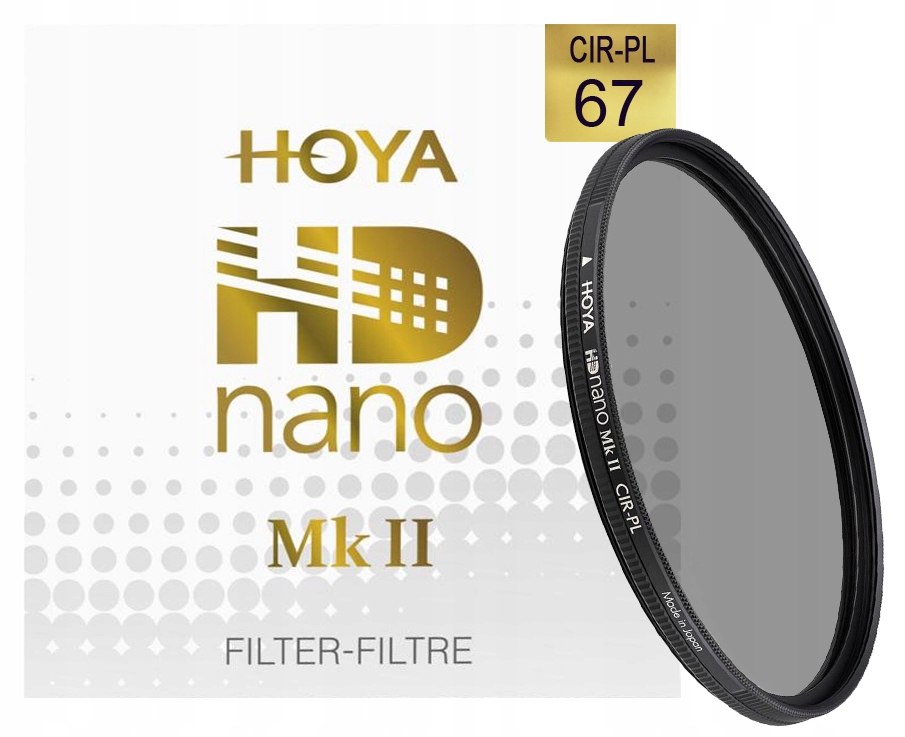 

Filtr Hoya 67MM Cir-pl Polaryzacyjny Hd Nano Mk II