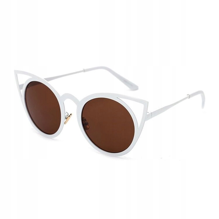 

Białe damskie okulary "royal Cat Eyes" H