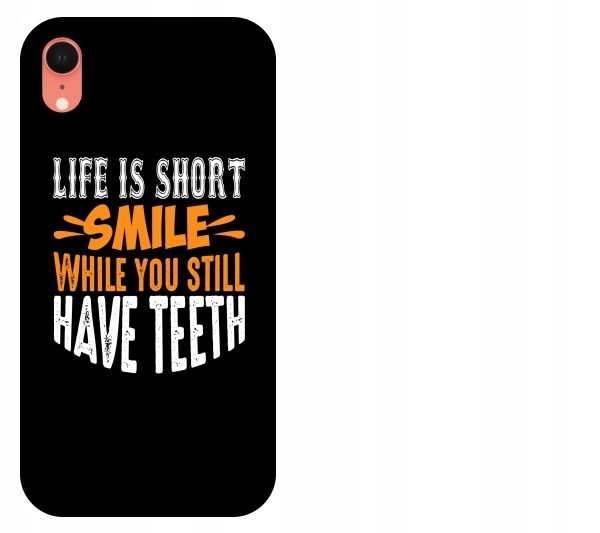 

Etui pokrowiec iPhone Xr Life is short