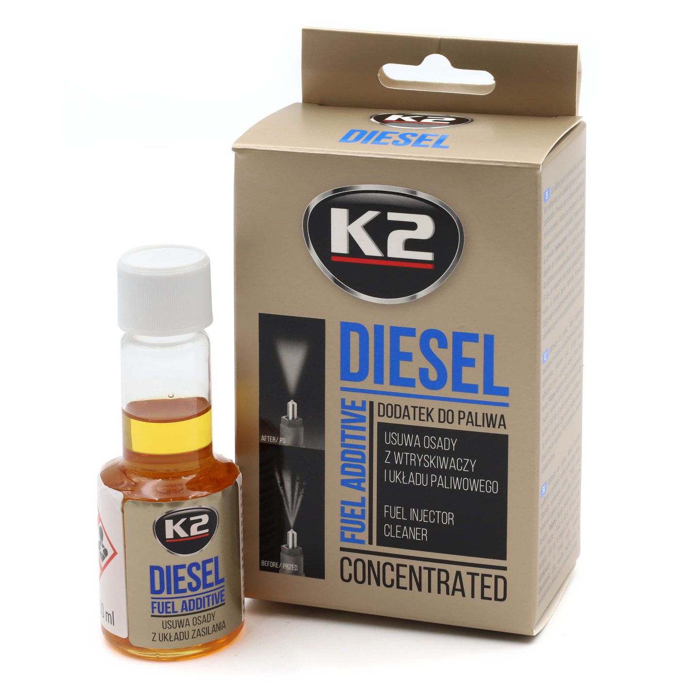 

Czyszczenie Wtryskiwaczy Diesla K2 Diesel 50ml