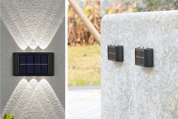 KINKIET ZEWNĘTRZNY LAMPA LED SOLARNA Z PANELEM ŚCIENNA NA TARAS BALKON IP65 Marka Decorya