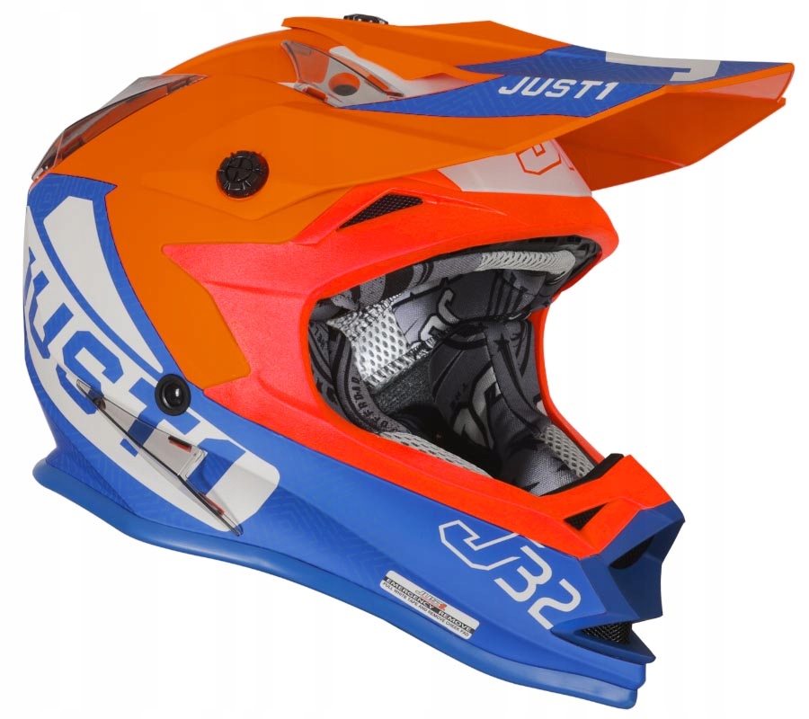 KASK JUST1 J32 KIDS VERTIGO BLUE FLUO ORANGE YM Numer katalogowy producenta KASORI114