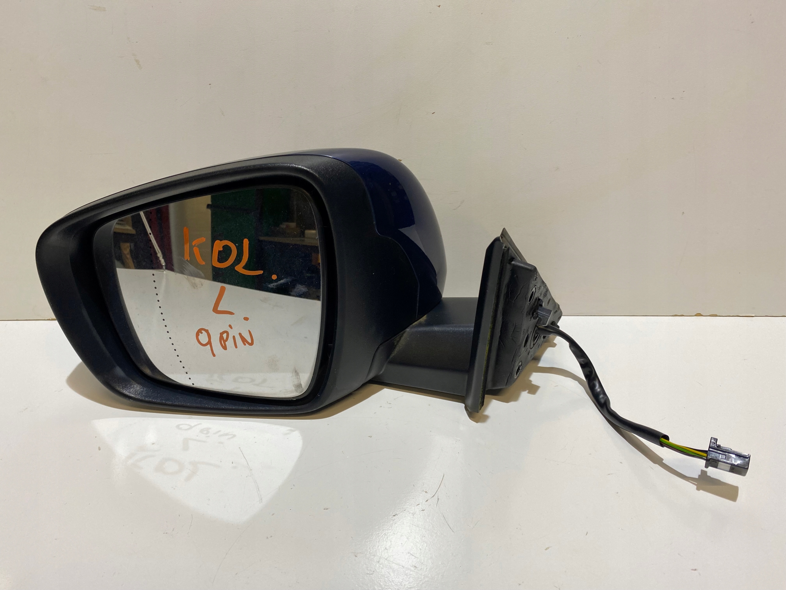 RENAULT KOLEOS II MIRROR LEFT 9 OF CABLES VERTICAL