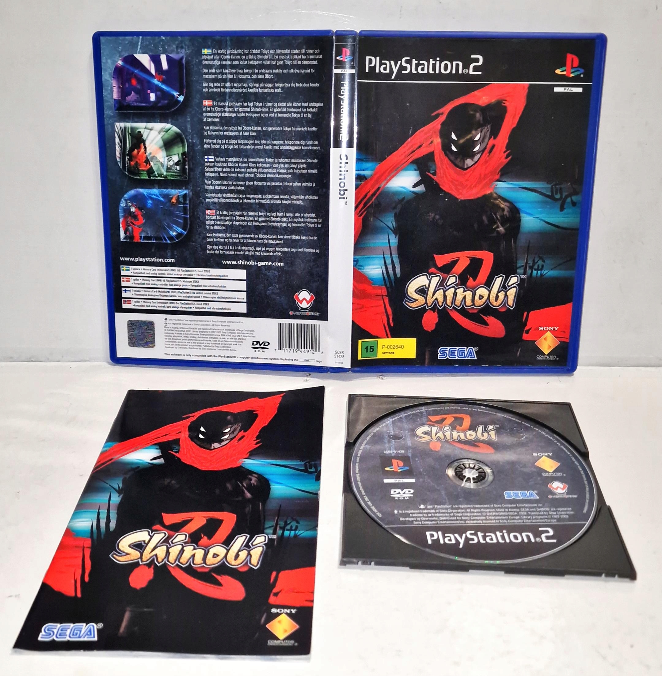 Gra SHINOBI PS2