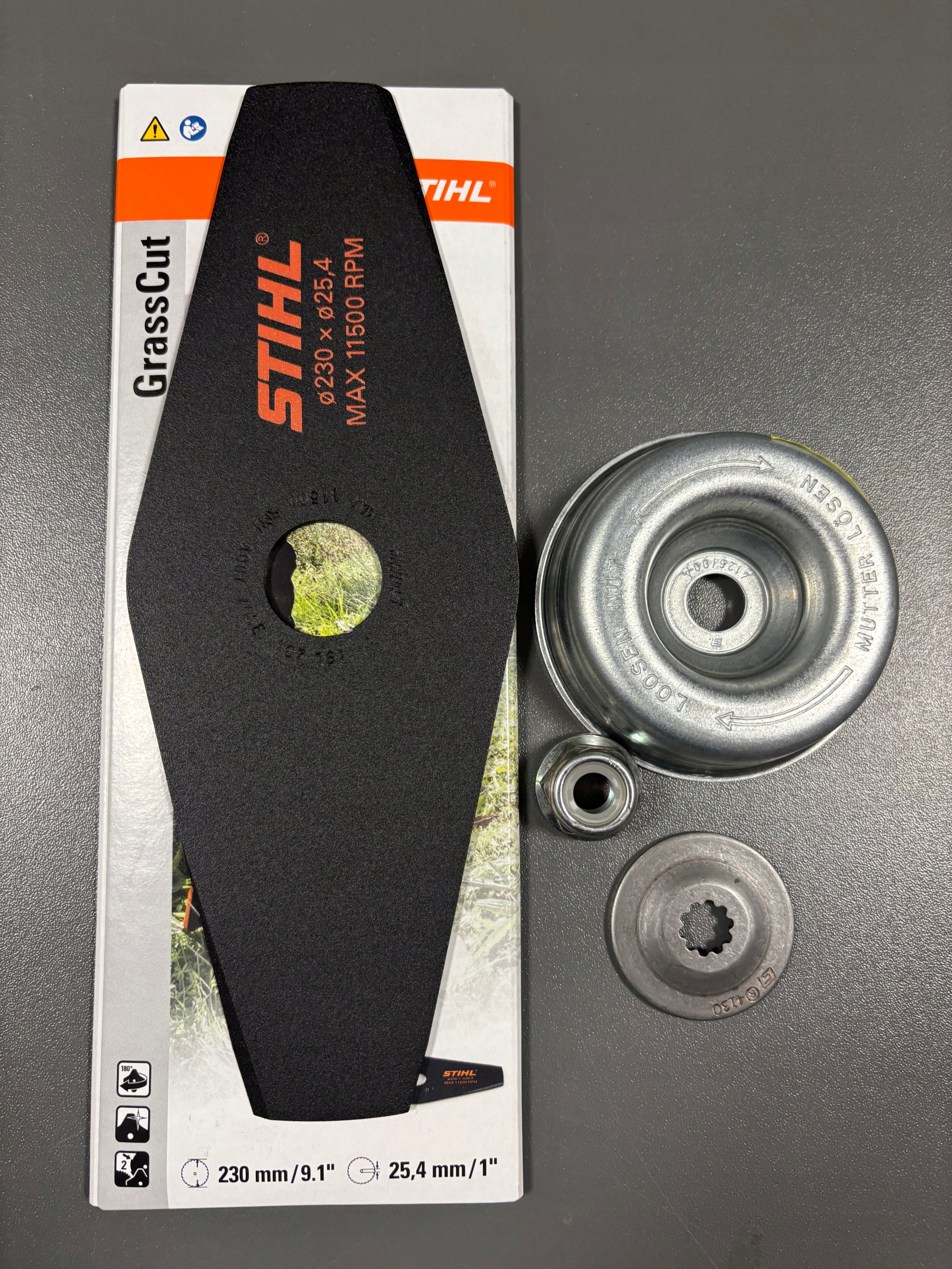 Zestaw Tarcza/Dwuząb do cięcia trawy Stihl podkładki Fs 55