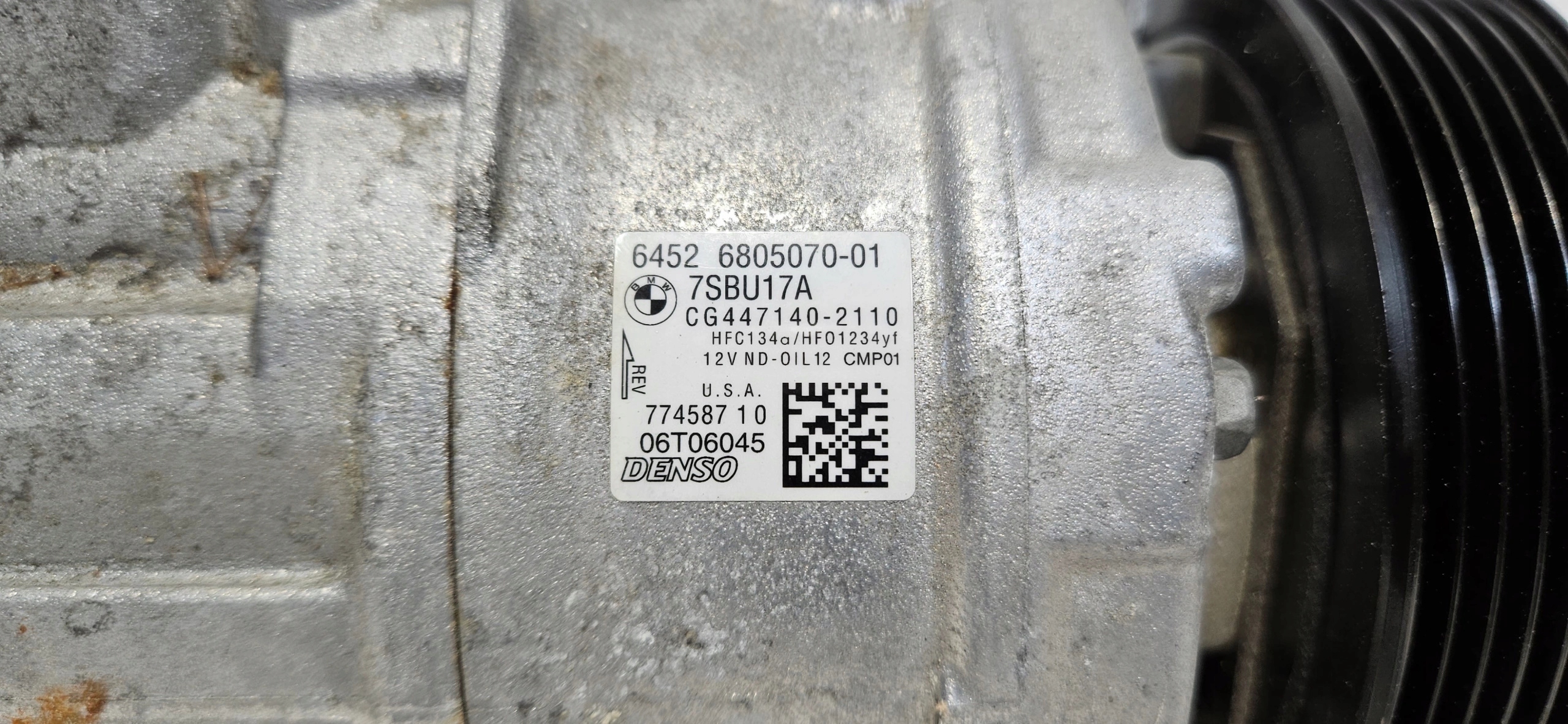 kompresor klimatizaci BMW OE 6805070-01