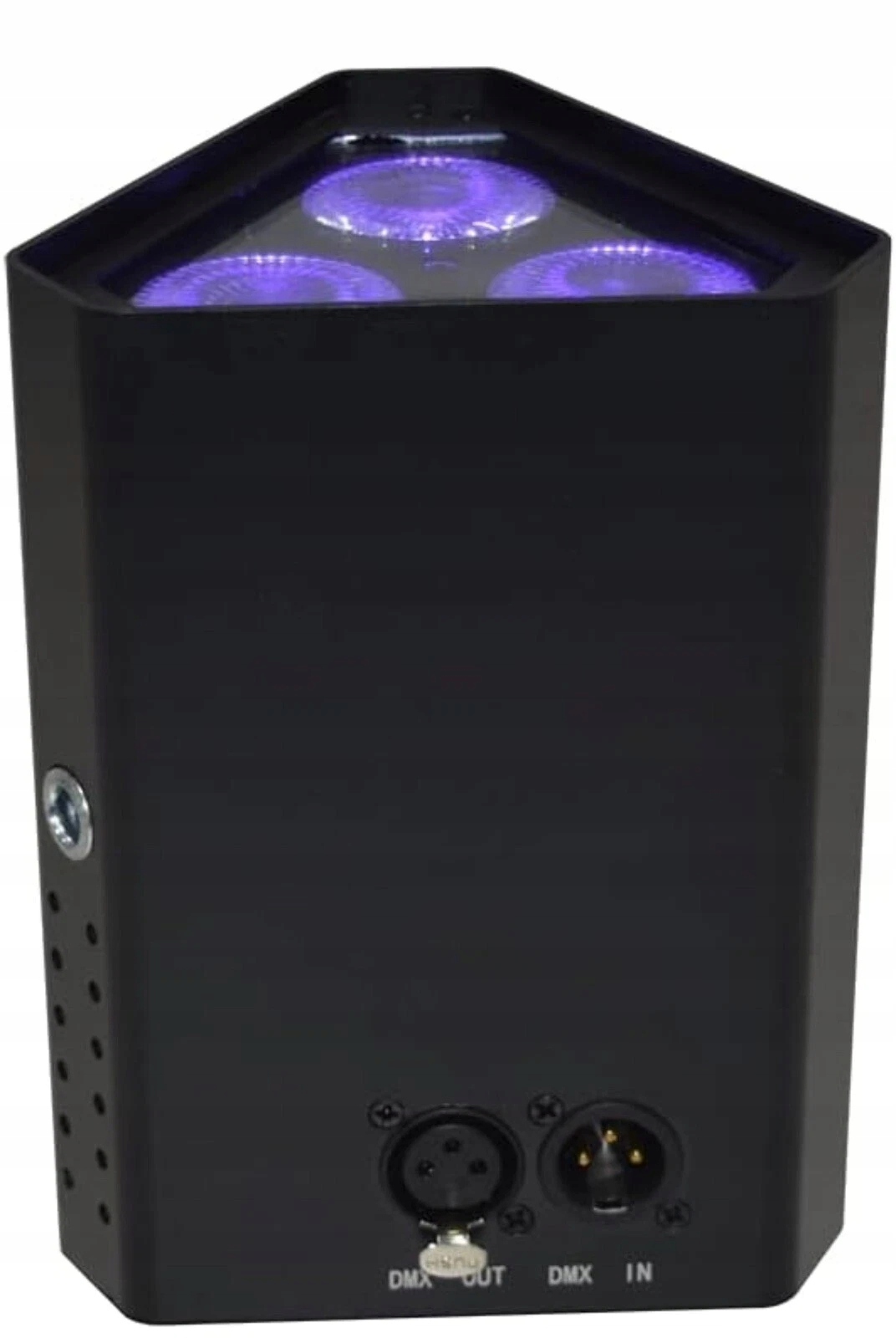 Led Lampa ZQ01429 trojuholníková Scénické osvetlenie 3 Led diódy Rgbw Pilot