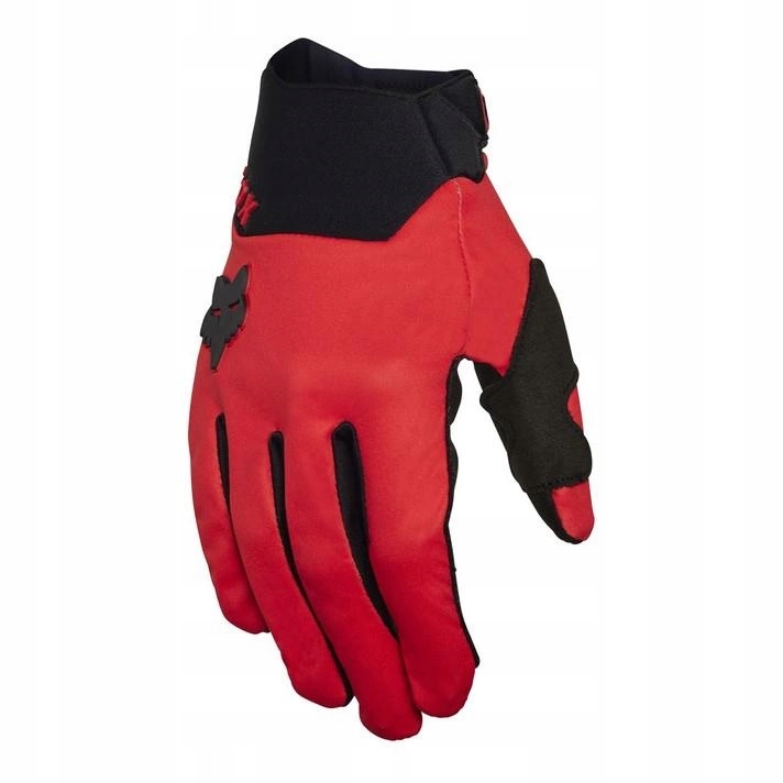 Rukavice Fox Defend Wind Off-road Fluorescent Red červená fluo Zadarmo