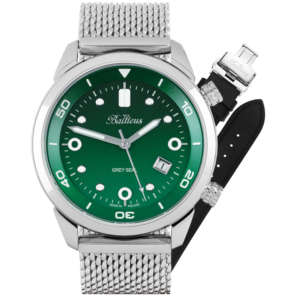 Pánské Hodinky Balticus Blt-balgsgrn-b stříbrný náramek