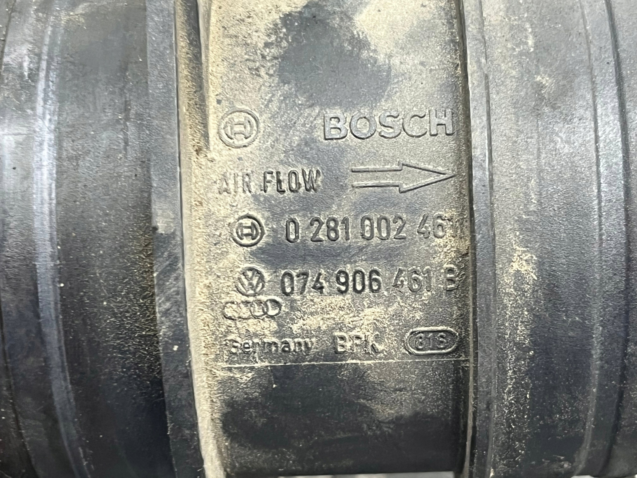 flow meter air AUDI A4 B7 0281002461