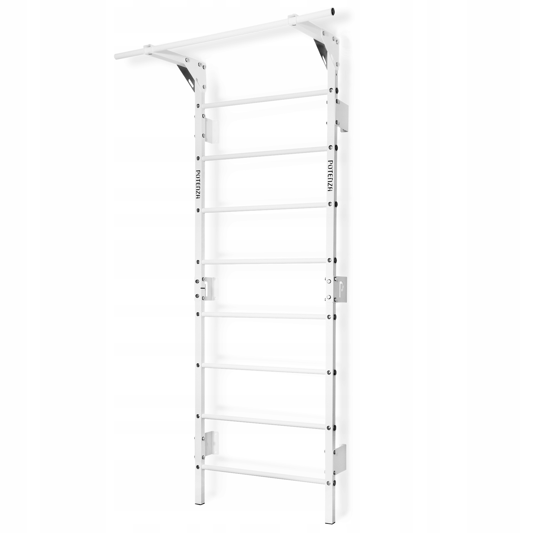 Drabinka gimnastyczna biała rehabilitacyjna drążek do podciągania Potenza