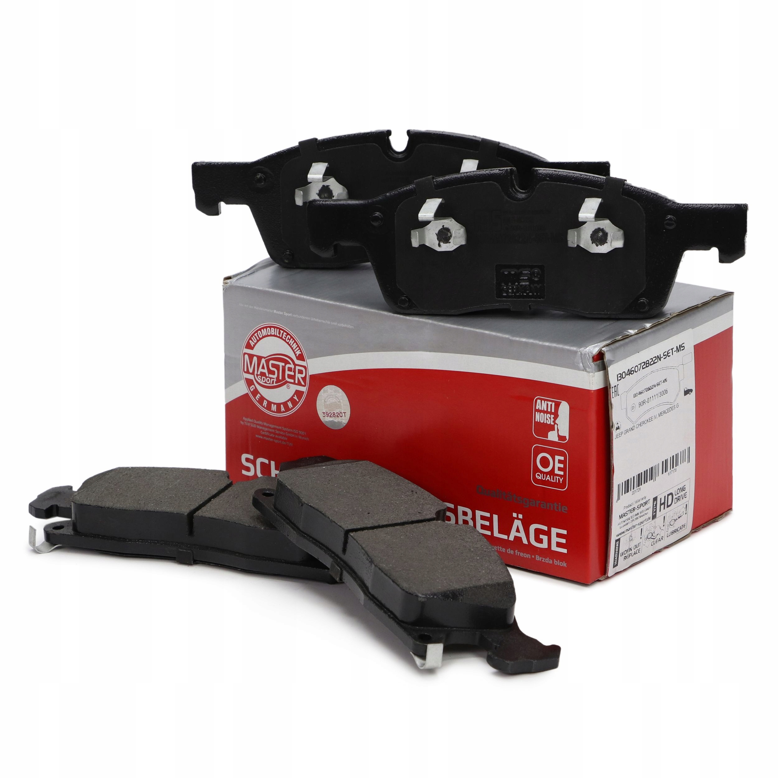 13046072822N-SET-MS - Передние тормозные колодки MERCEDES M-Class (W166)