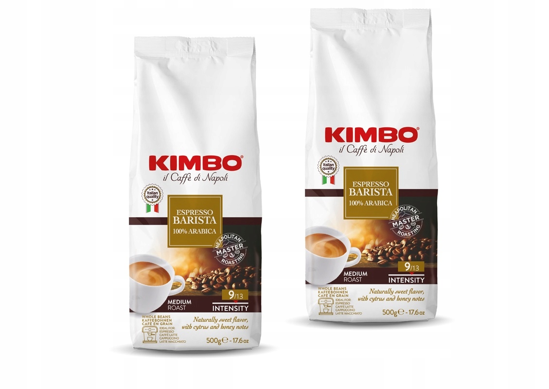 Levně Káva zrnková Arabica Kimbo Espresso Barista 1000 g Dárek vzorek