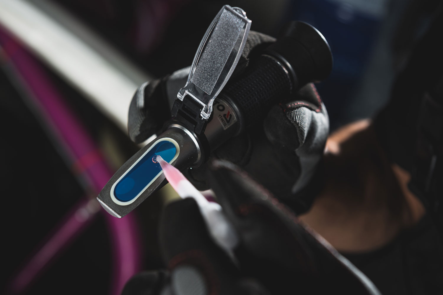 REFRAKTOMETR TESTER PLYNU CHLODNICZEGO ELEKTROLITU Mark Yato