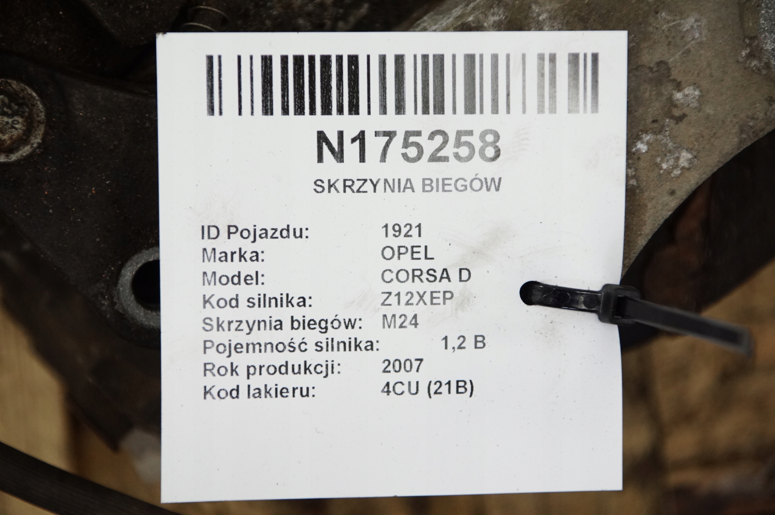 Getriebe M24 1.2 80 KM OPEL CORSA D