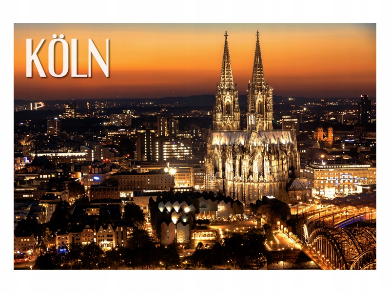

Kolonia Kölner Dom Magnes na lodówkę