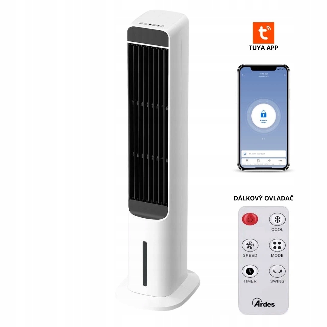 Bot Chytrý ochladzovač vzduchu WT1, WiFi, 5l, tichý režim, hlasové ovládanie