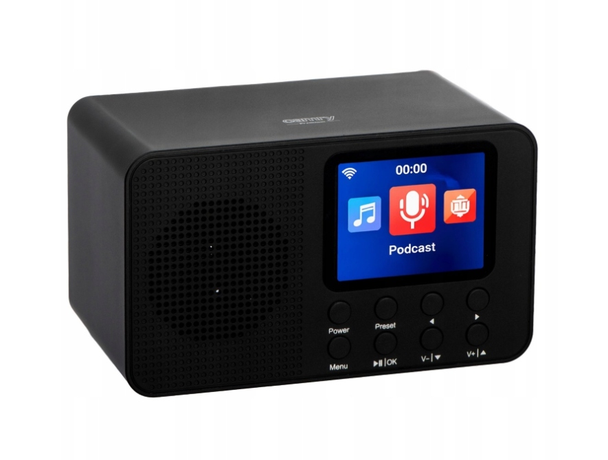 Internetové rádio Camry Cr 1918 WiFi Displej 2,4" Fm Aux