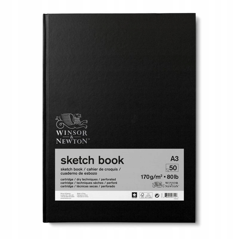Skicář Winsor & Newton Sketch Book, A3 50 listů