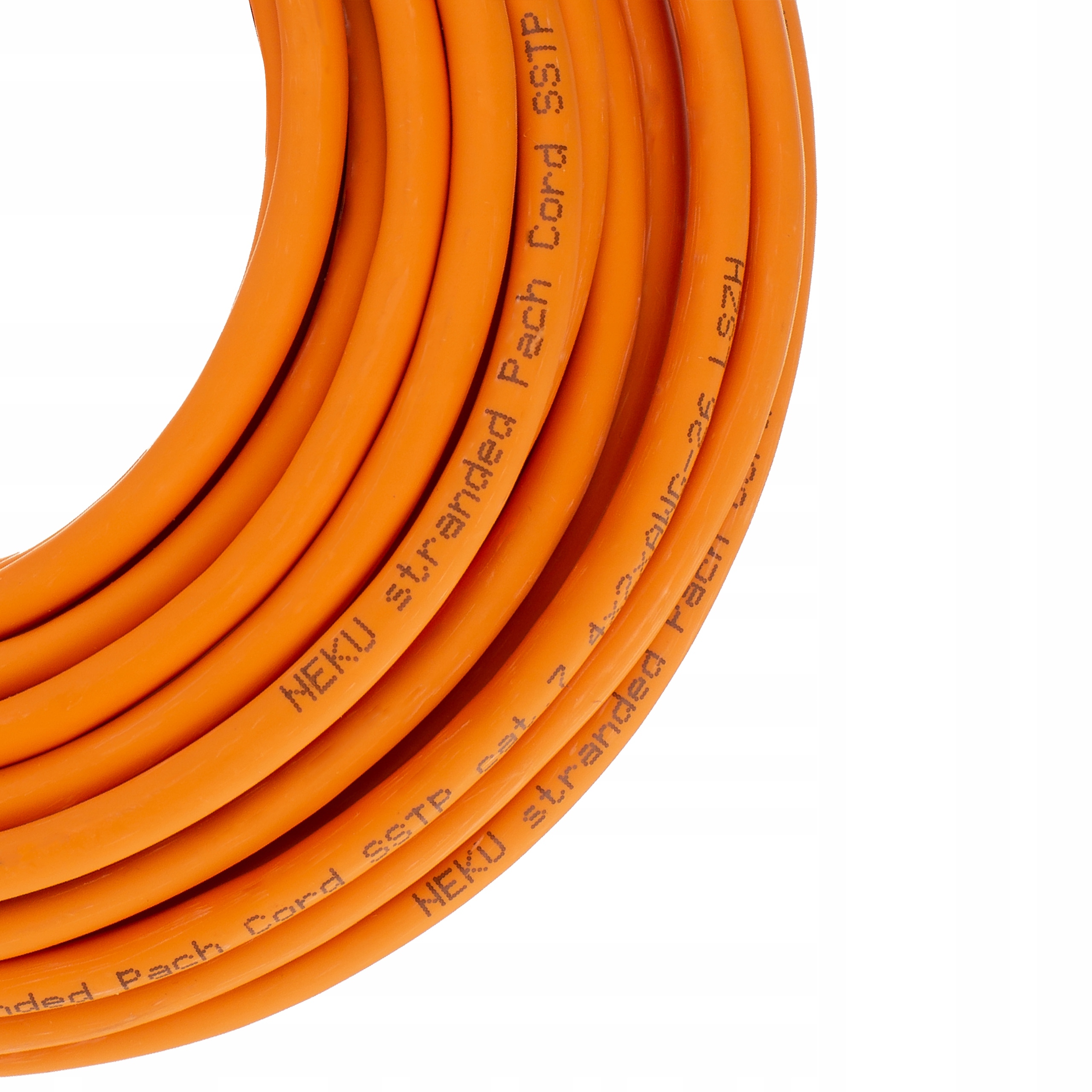 専用品 NEKU Kabel Patchcord S/FTP kat.7 pomarańczowy 25m