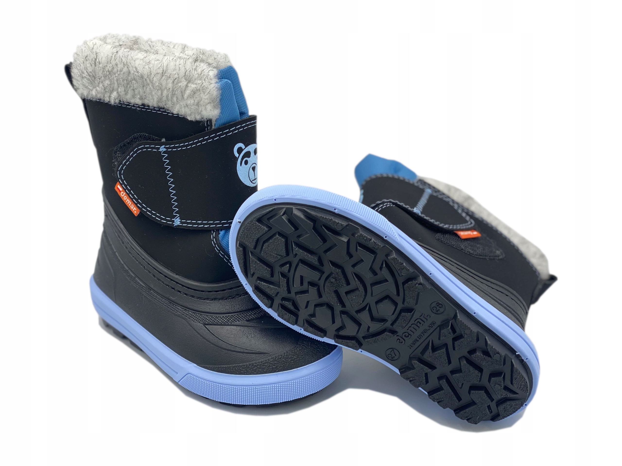 Demar Śniegowce BEAR ocieplane Wełna roz. 28/29 A Rozmiar 28