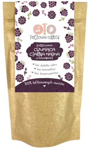 OTOLANDIA CZARNA MALINA LIOFILIZOWANA W KAWAŁKACH CHRUPIĄCA PRZEKĄSKA 20g EAN (GTIN) 5907477631308