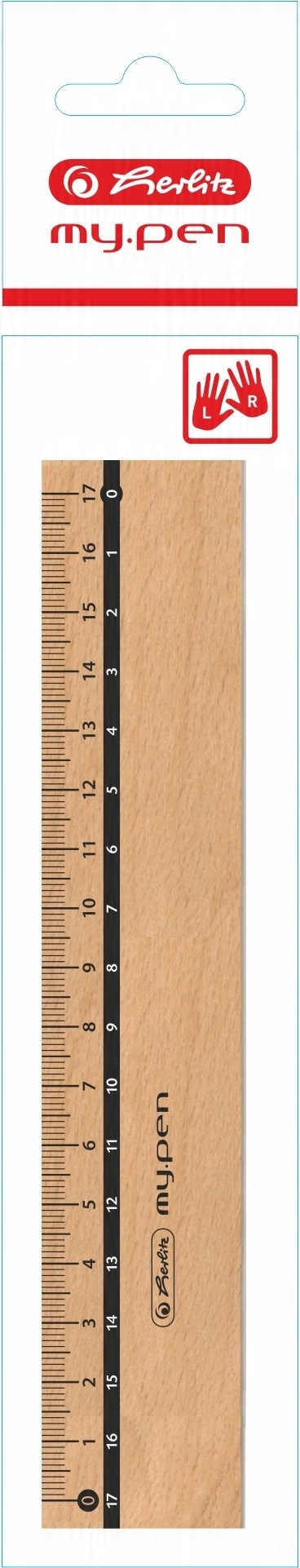 

Linijka Herlitz My.pen 17 CM drewniana