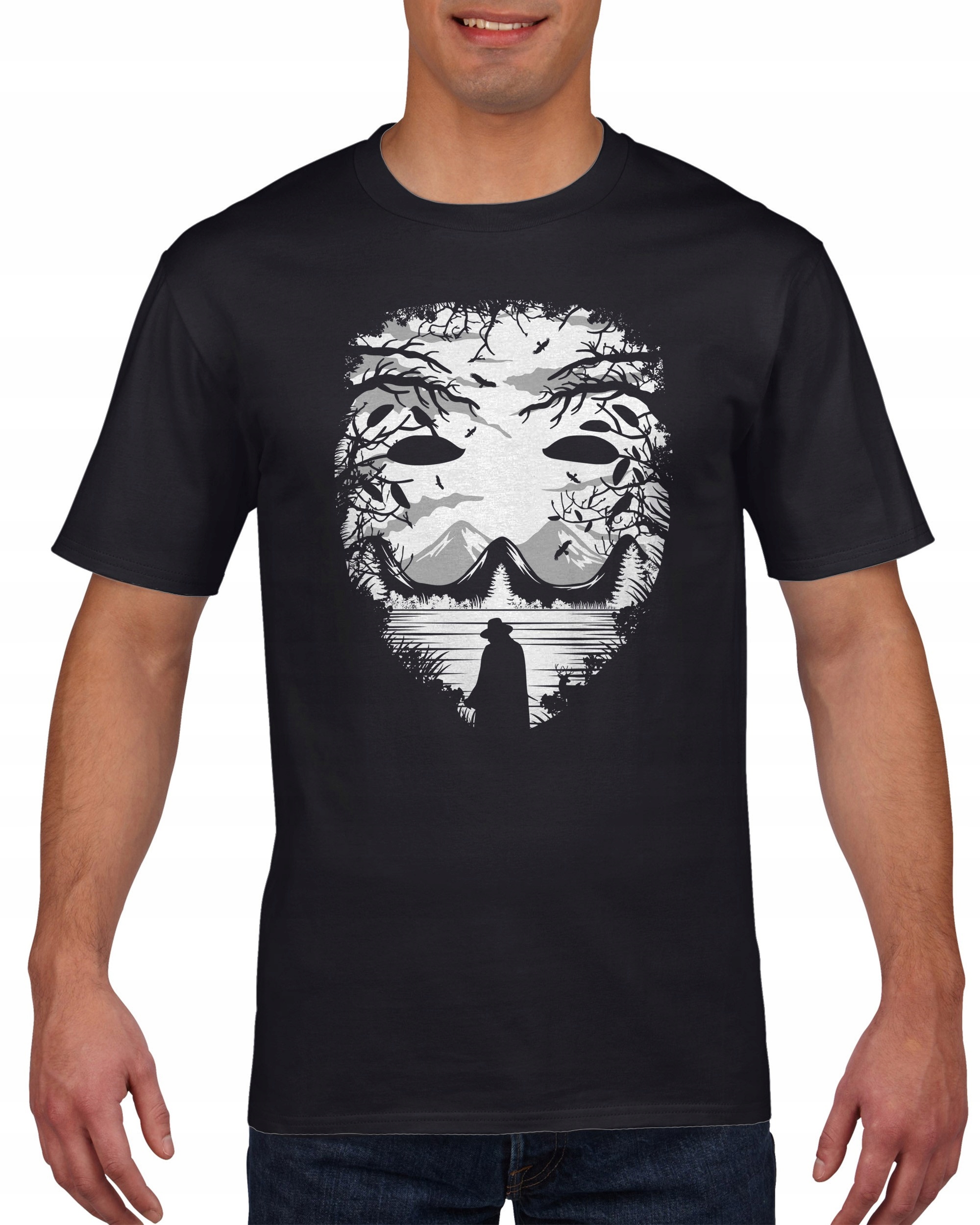 

Koszulka męska V Jak Vendetta Anonymous c M