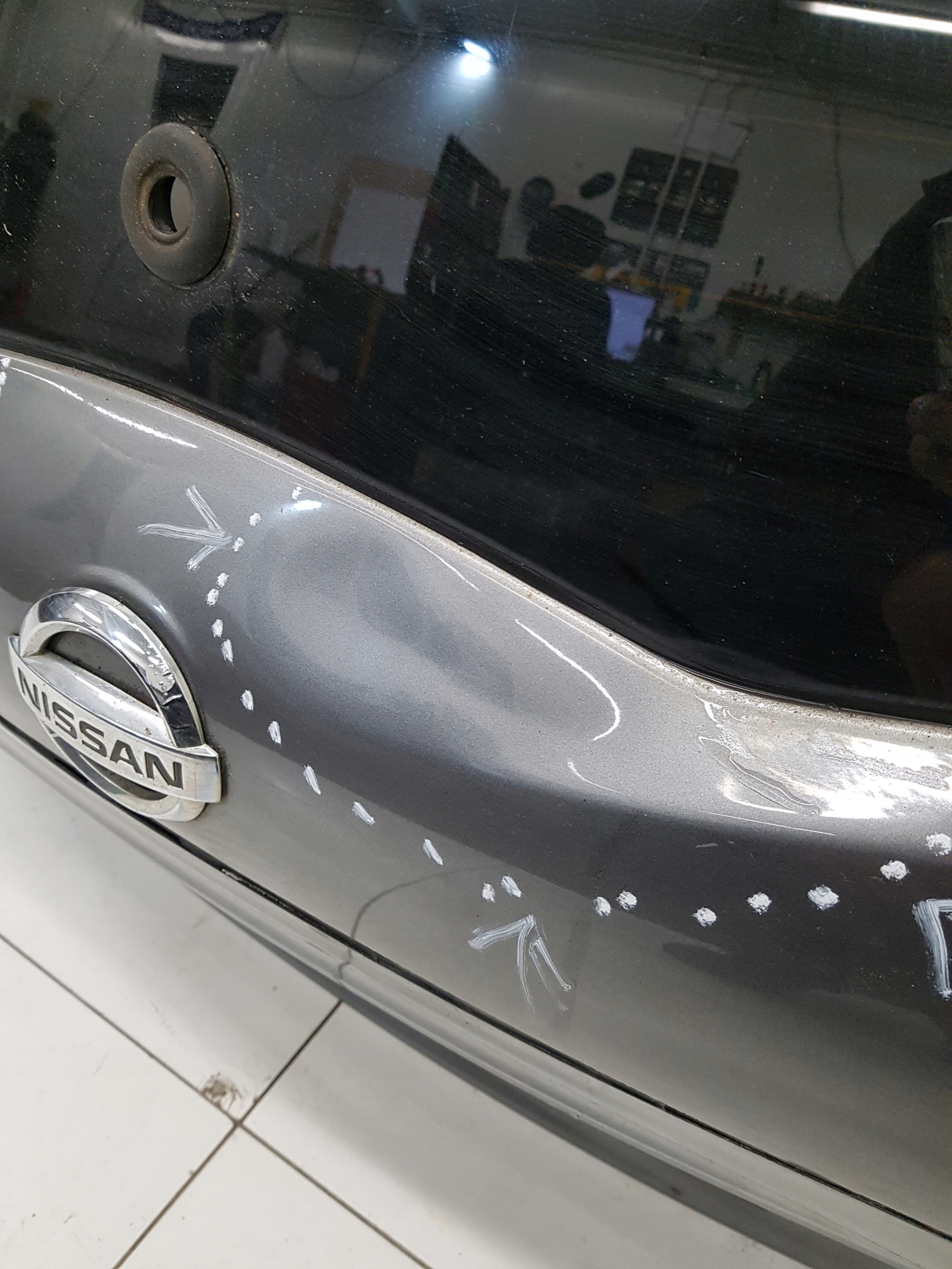 Heckklappe heck NISSAN QASHQAI 2011