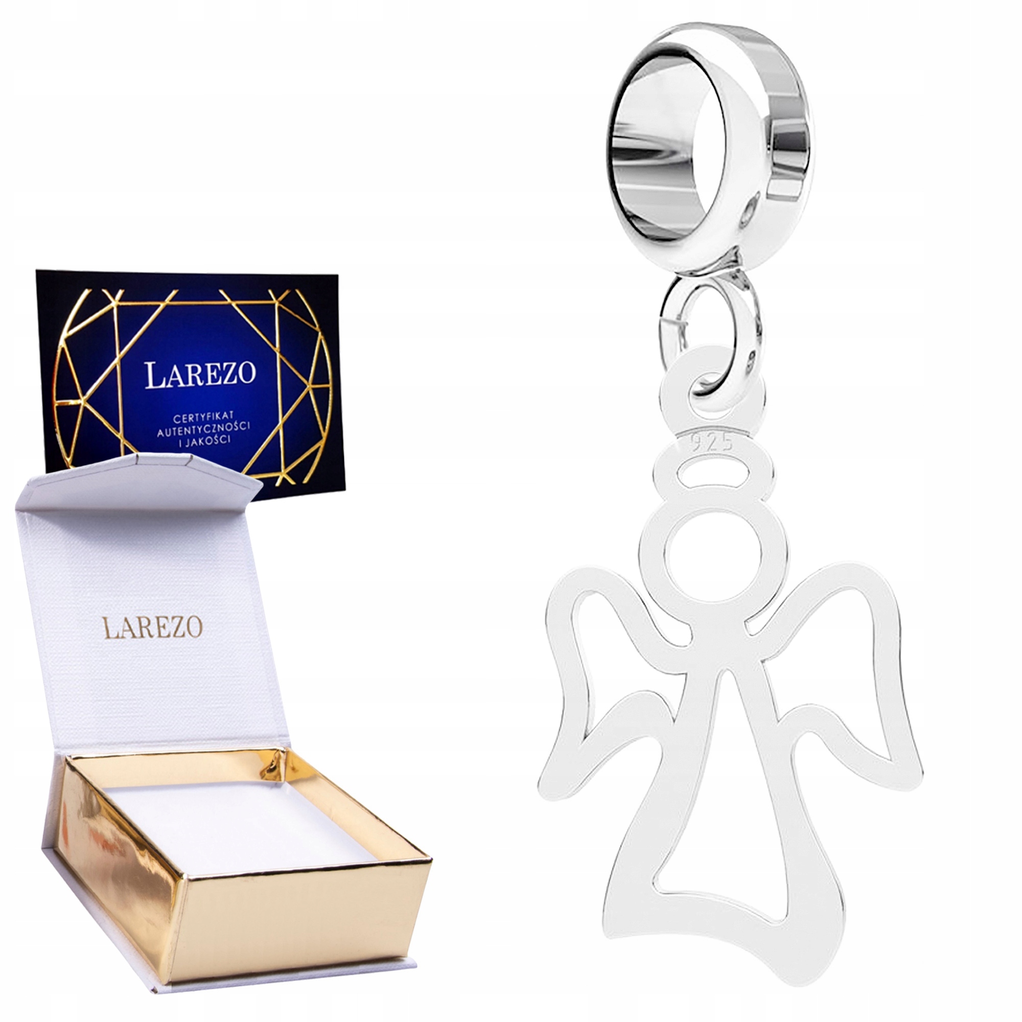 

Charms wiszący Aniołek srebro 925