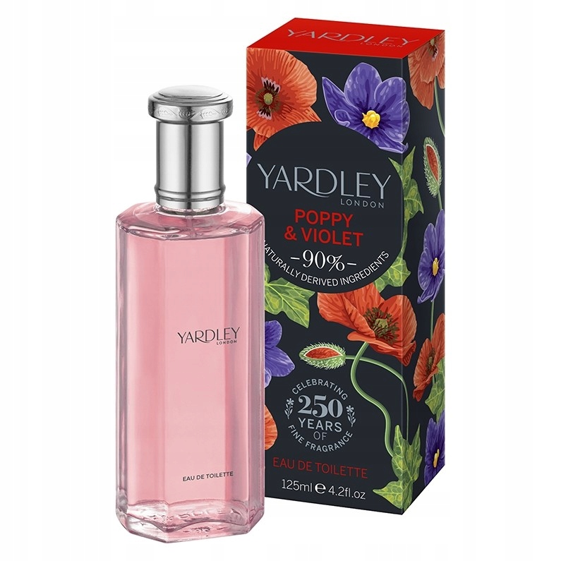 Yardley London Poppy & Violet woda toaletowa 125 ml