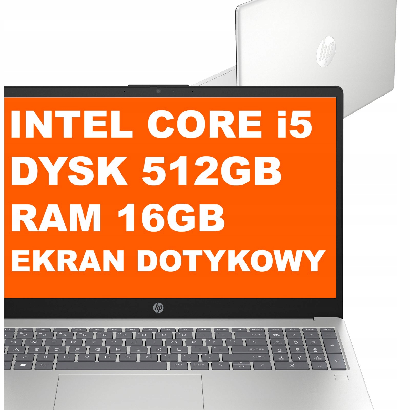 Notebook Hp 15-fd Intel i5 16GB 512GB Intel Iris Xe FullHD Dotyk Win 11